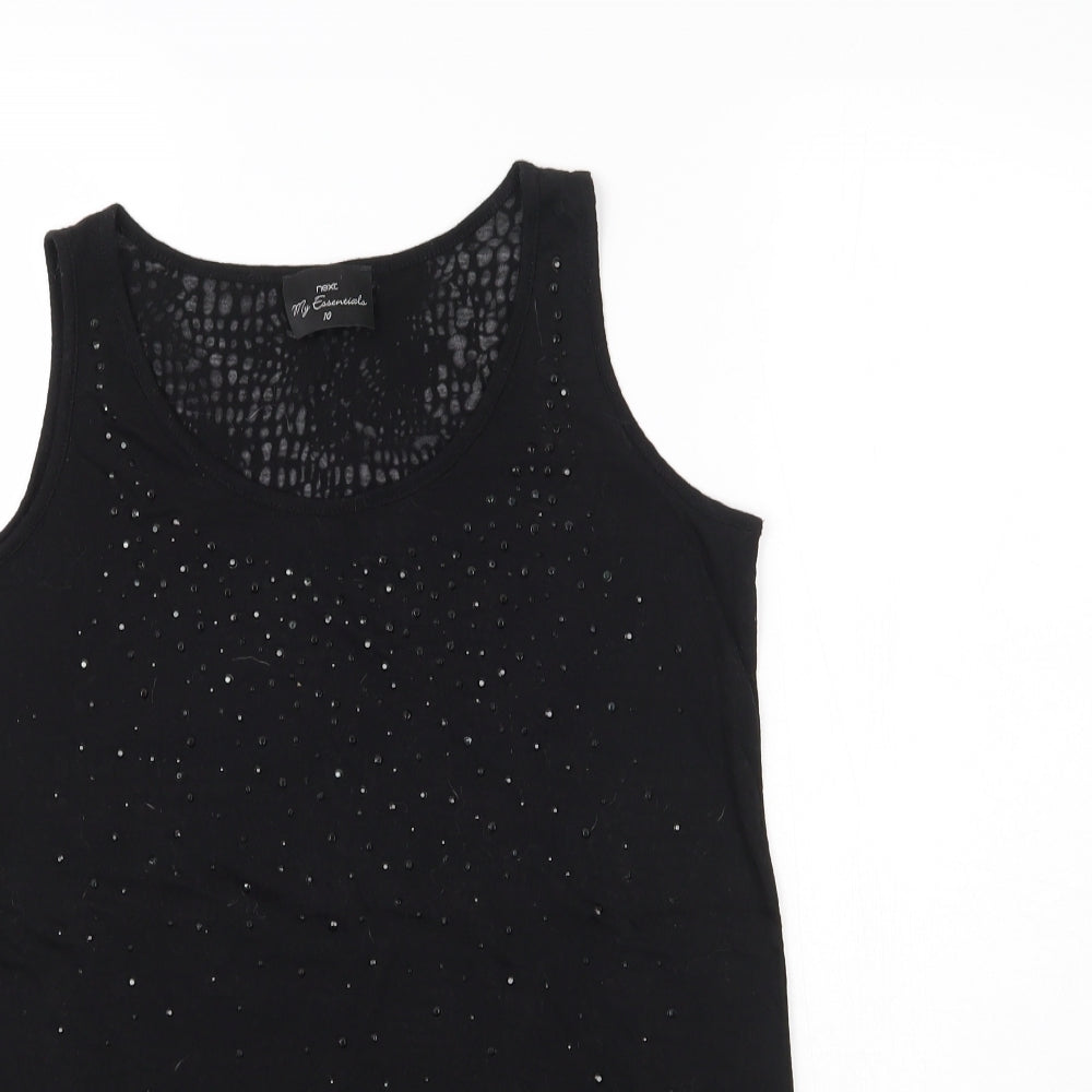 NEXT Womens Black   Basic Tank Size 10