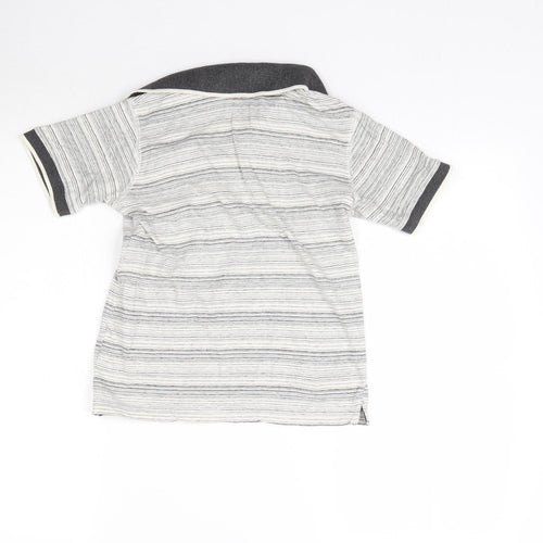 M&Co Boys Grey   Basic Polo Size 9-10 Years