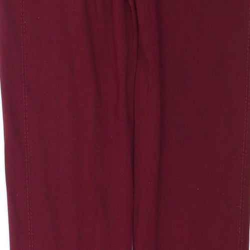 New Look Womens Red    Leggings Size 8 L28 in