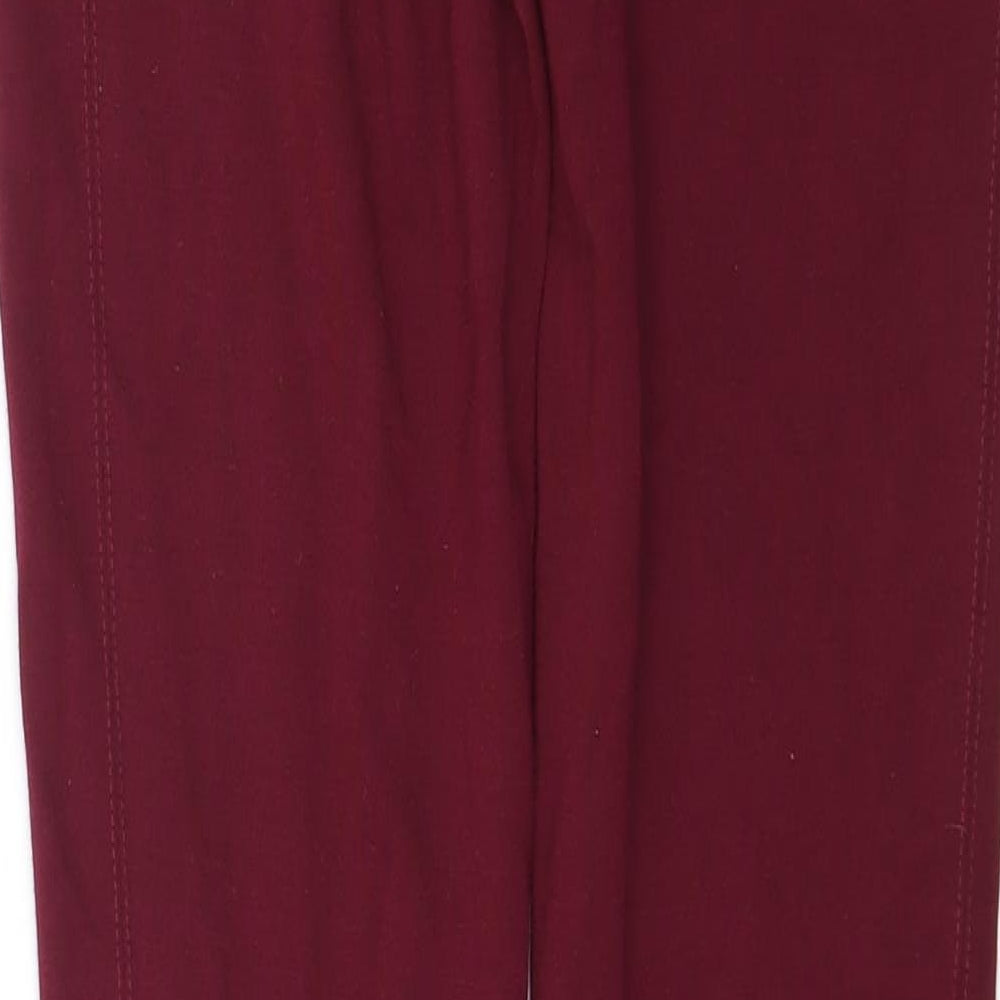 New Look Womens Red    Leggings Size 8 L28 in