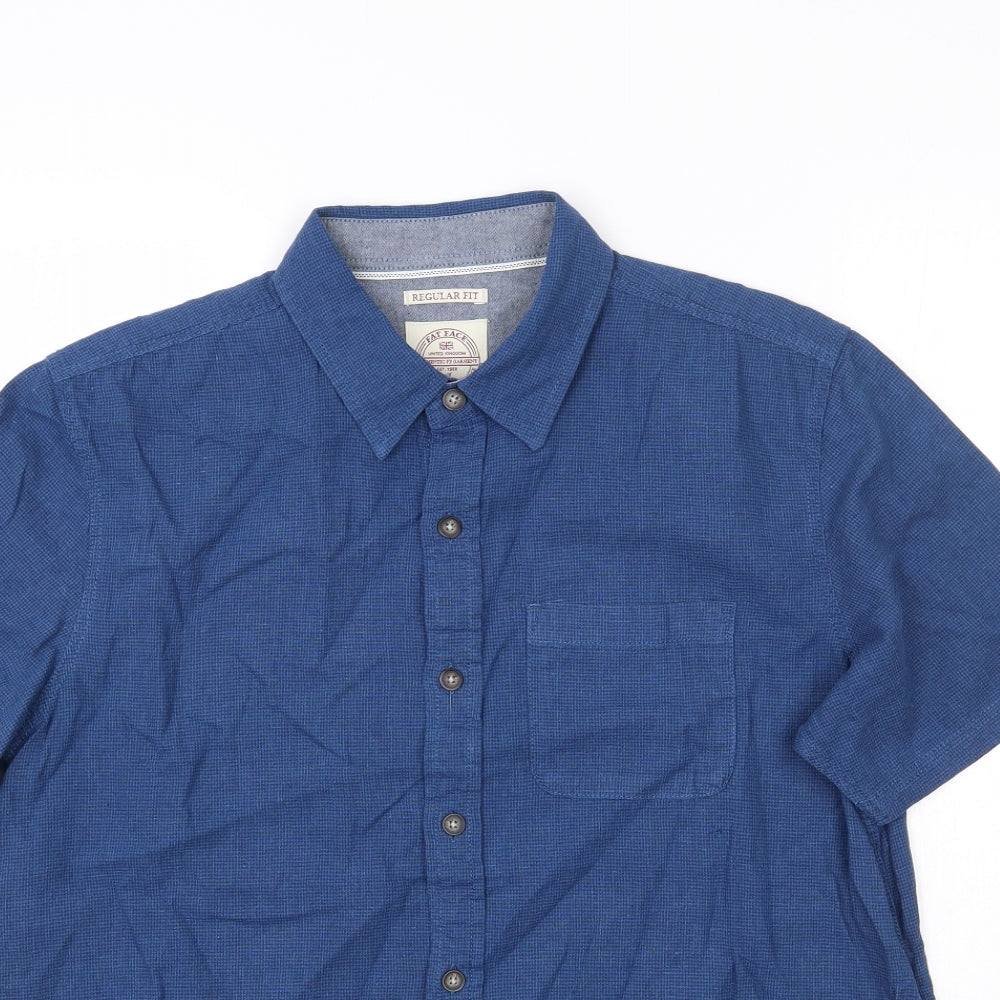 Fat Face Mens Blue    Button-Up Size S