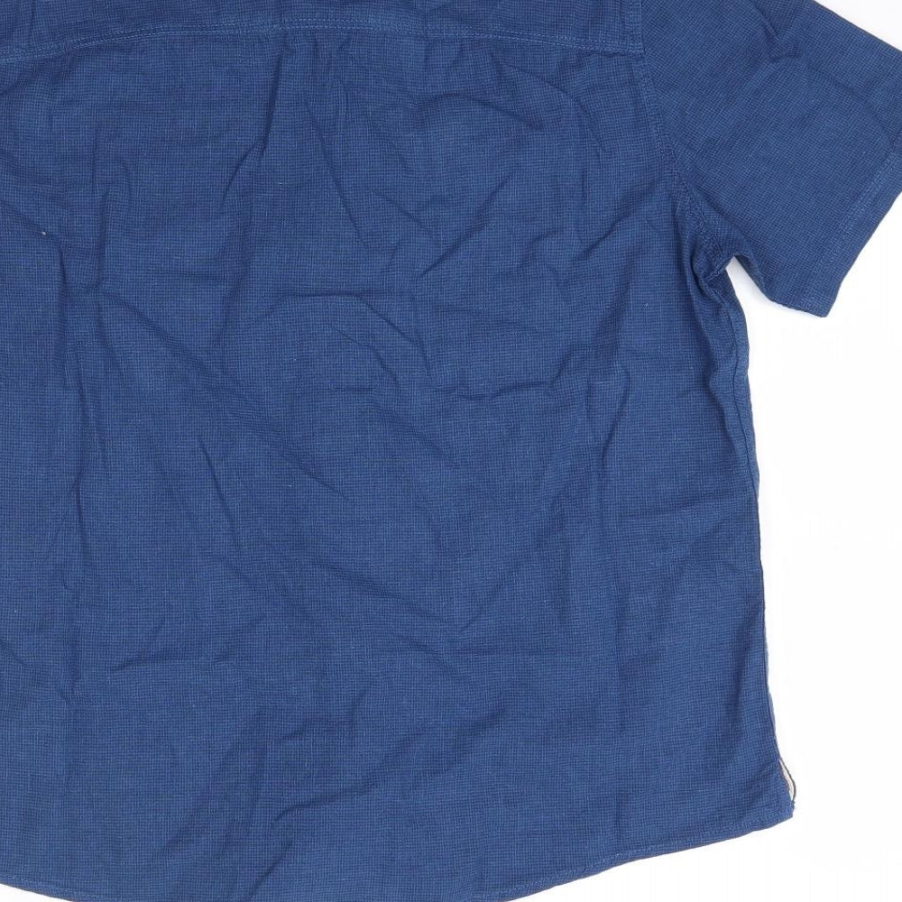 Fat Face Mens Blue    Button-Up Size S