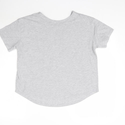 Matalan Womens Grey   Basic T-Shirt Size M  - Live a Latte