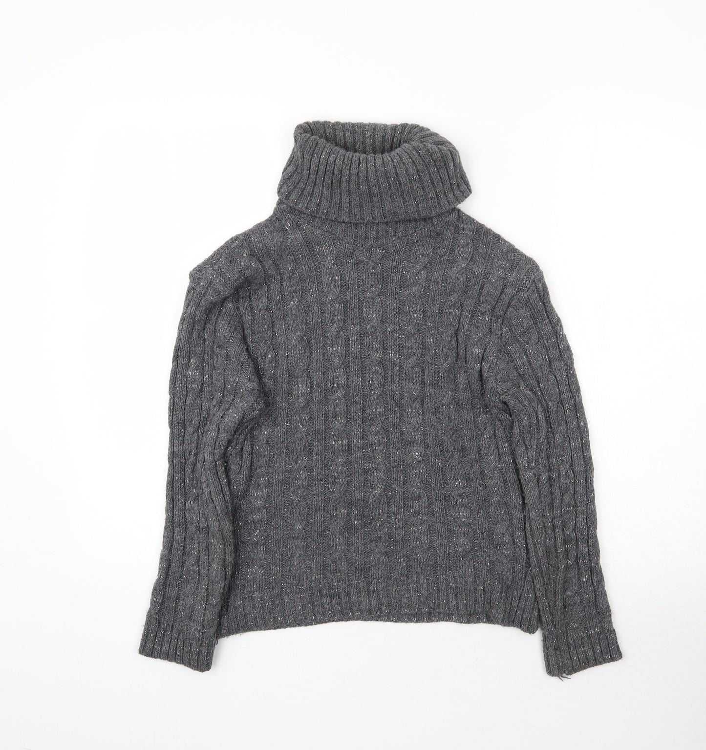 Preworn Womens Grey  Knit Pullover Jumper Size M