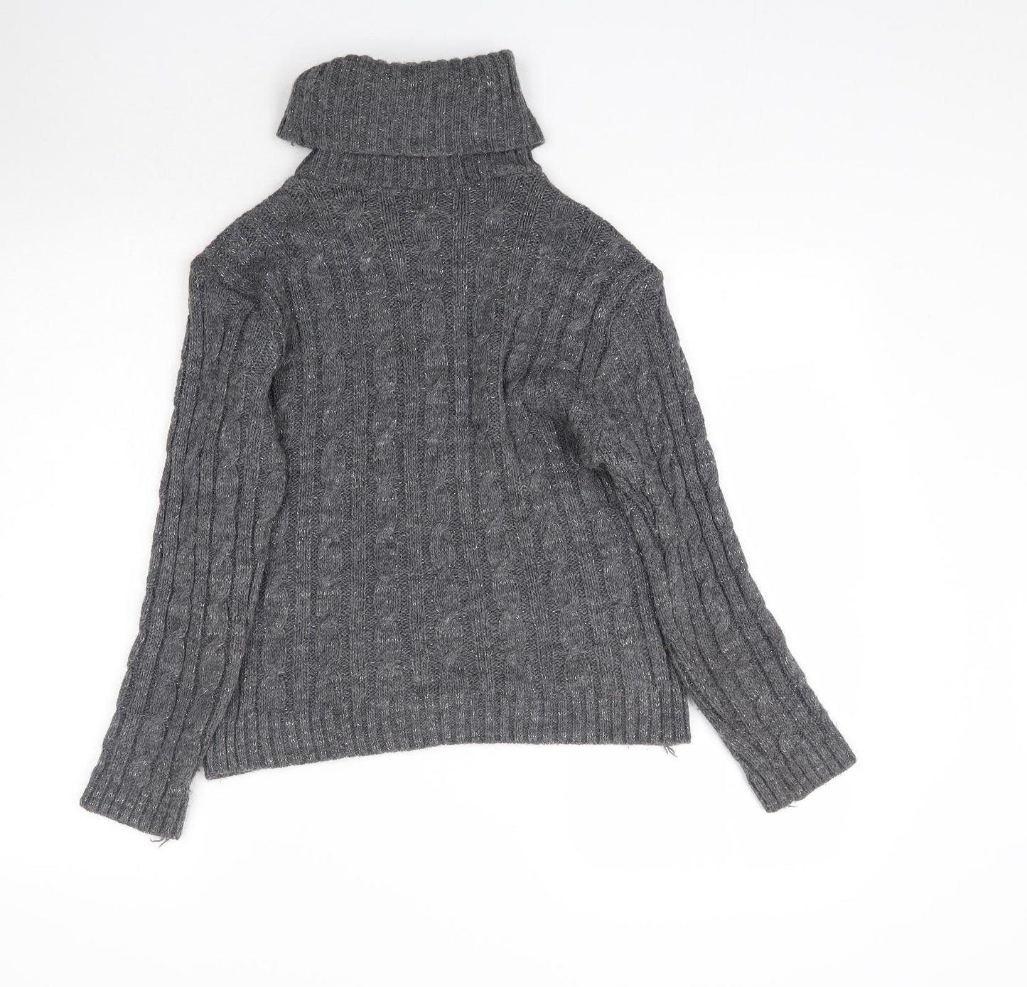 Preworn Womens Grey  Knit Pullover Jumper Size M