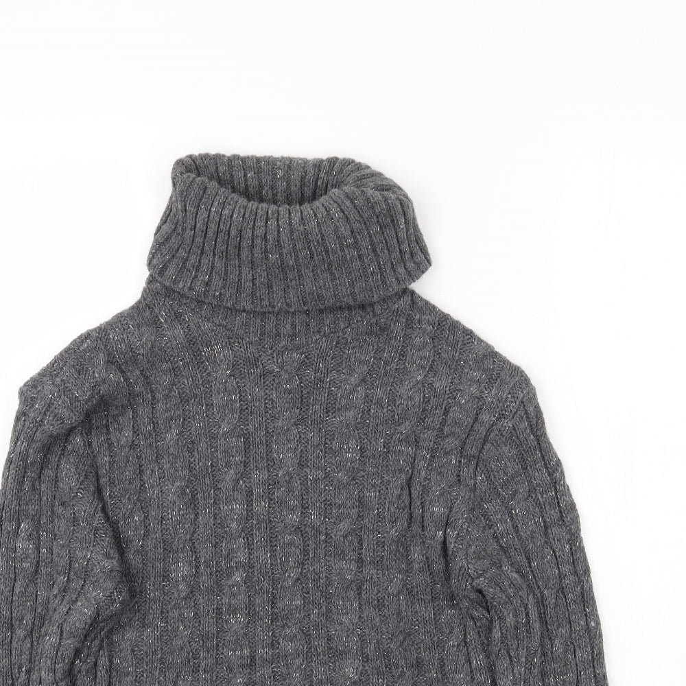 Preworn Womens Grey  Knit Pullover Jumper Size M