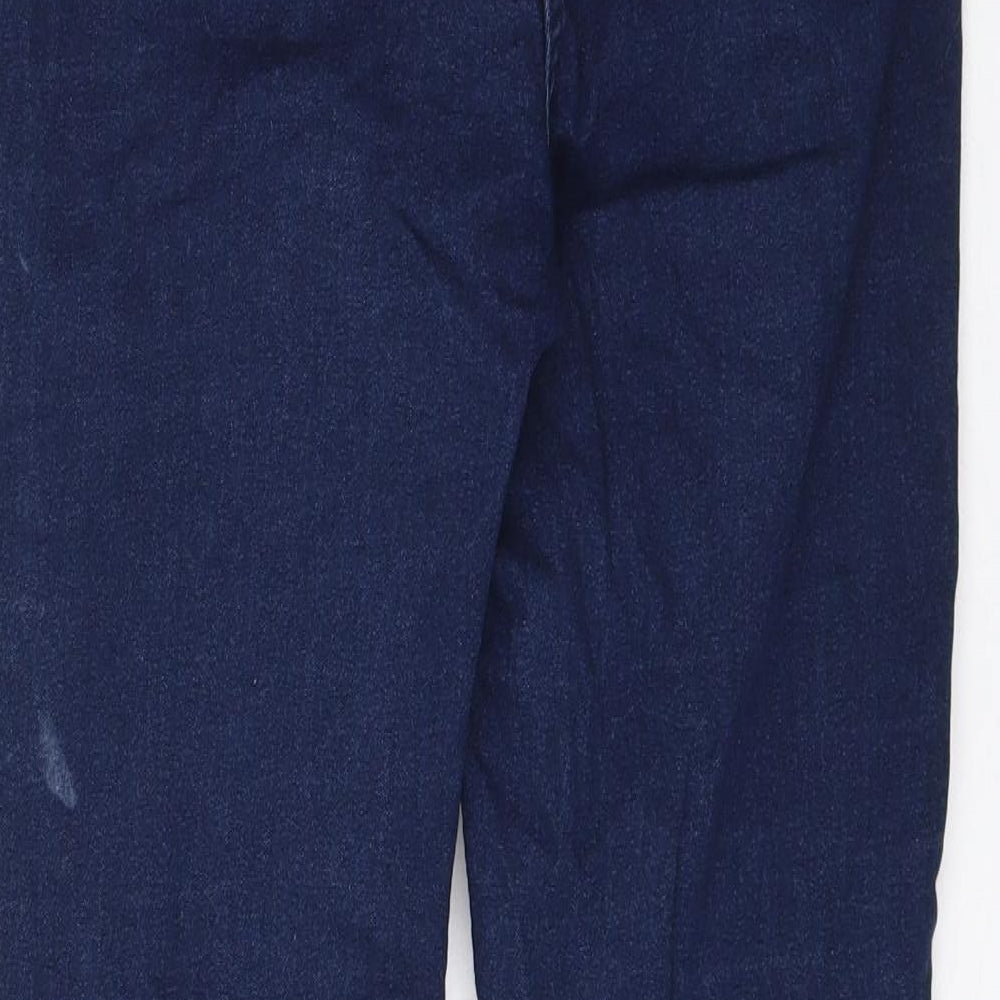 Preworn Womens Blue  Denim Skinny Jeans Size 14 L29 in