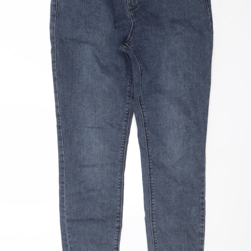Denim Co. Womens Blue  Denim Skinny Jeans Size 14 L28 in