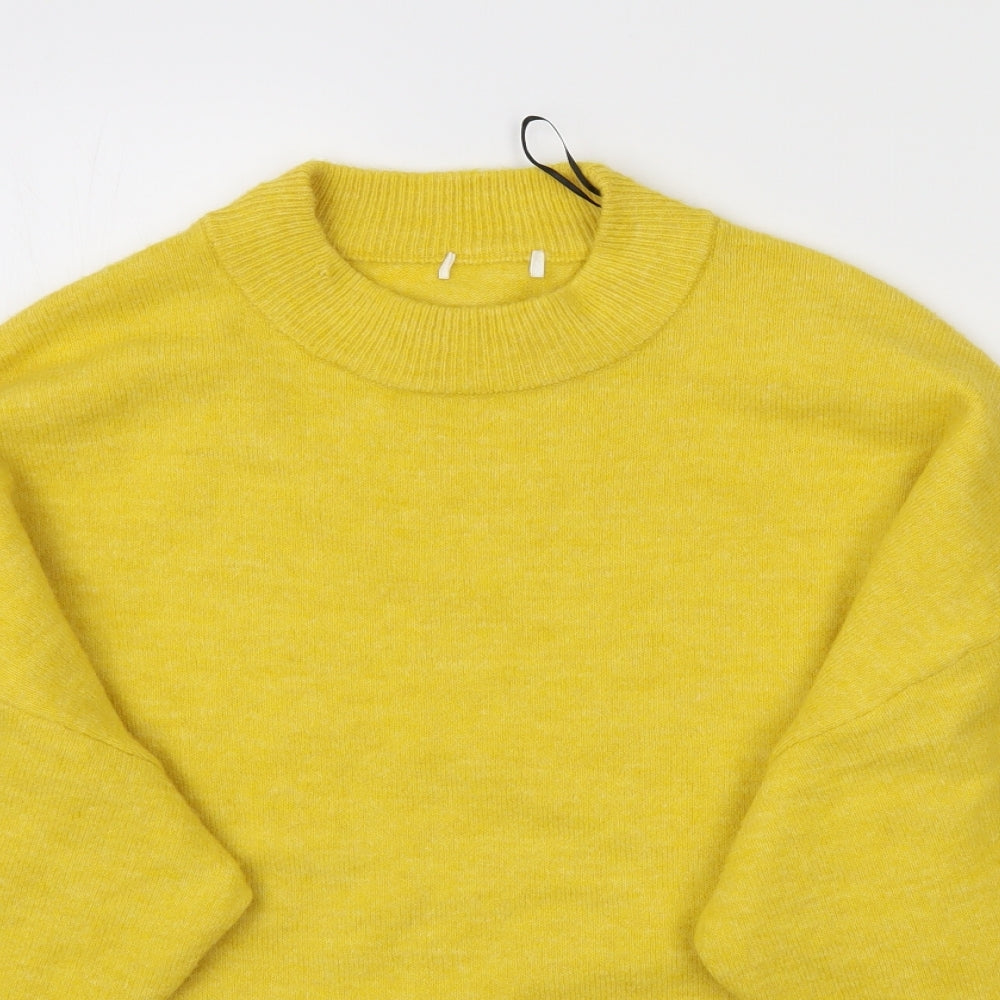 Preworn Womens Yellow  Knit Pullover Jumper Size L