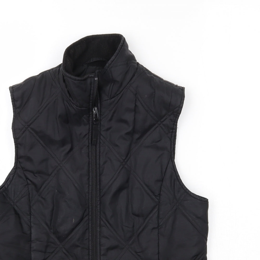 Casual Club Womens Black   Gilet Jacket Size 12