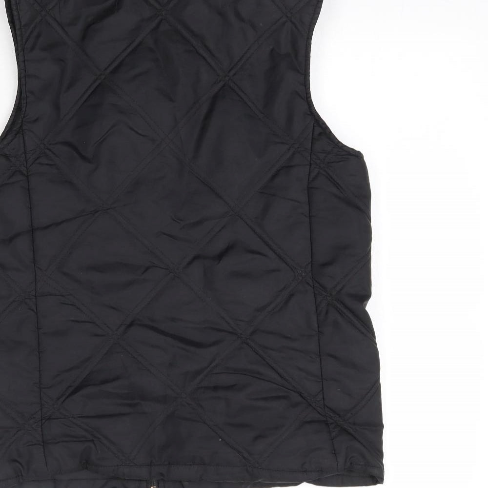 Casual Club Womens Black   Gilet Jacket Size 12