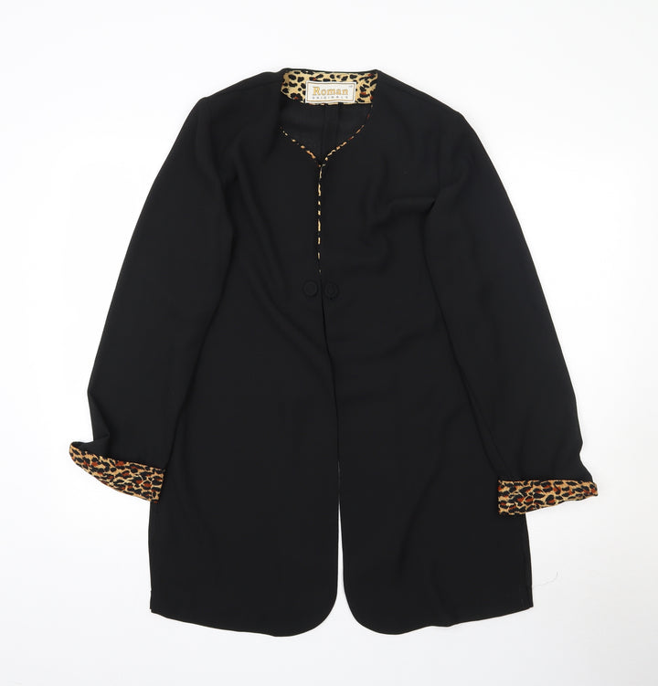 Roman Womens Black   Jacket Blazer Size 10