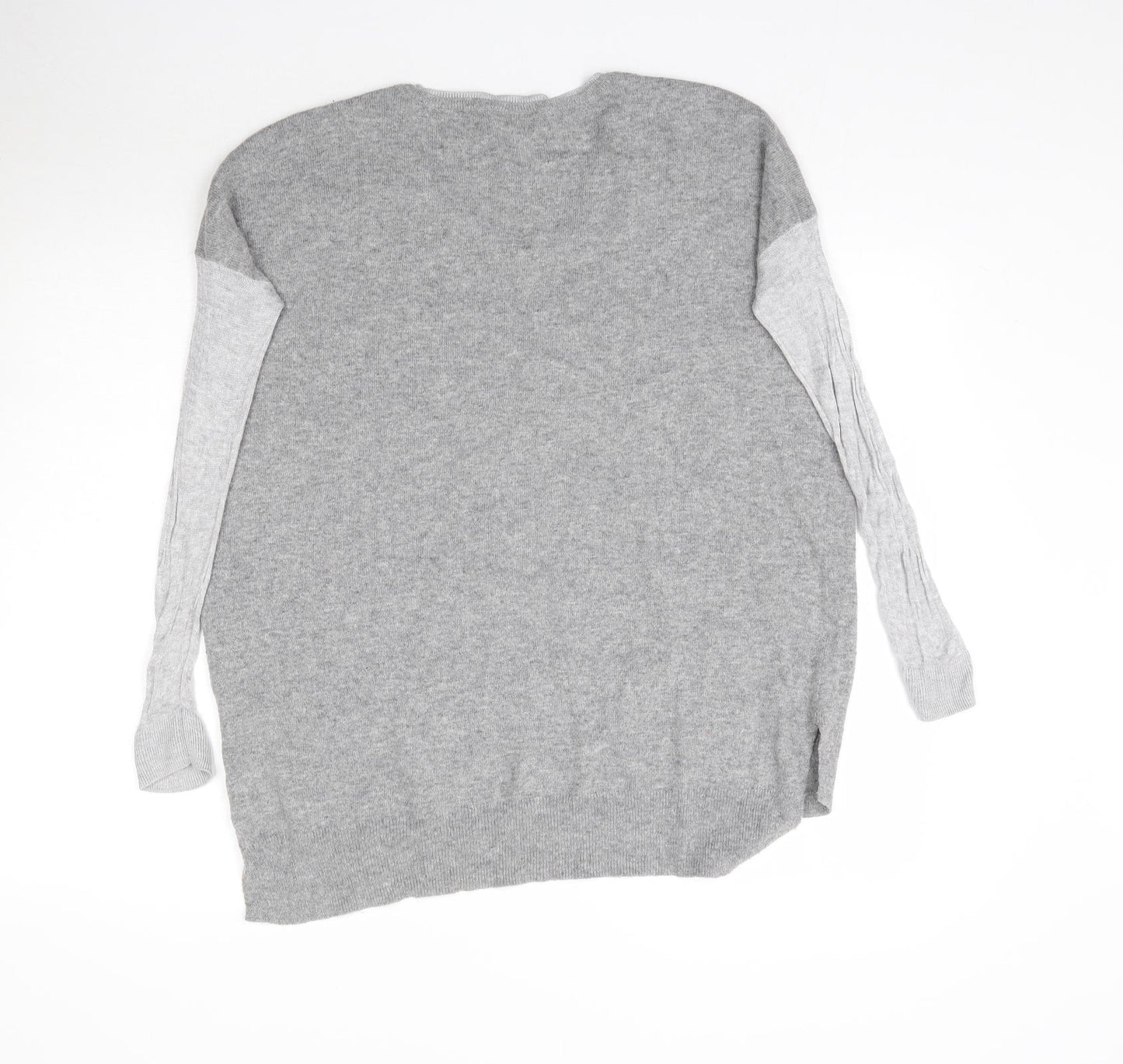 Topshop Womens Grey  Knit Pullover Jumper Size 8