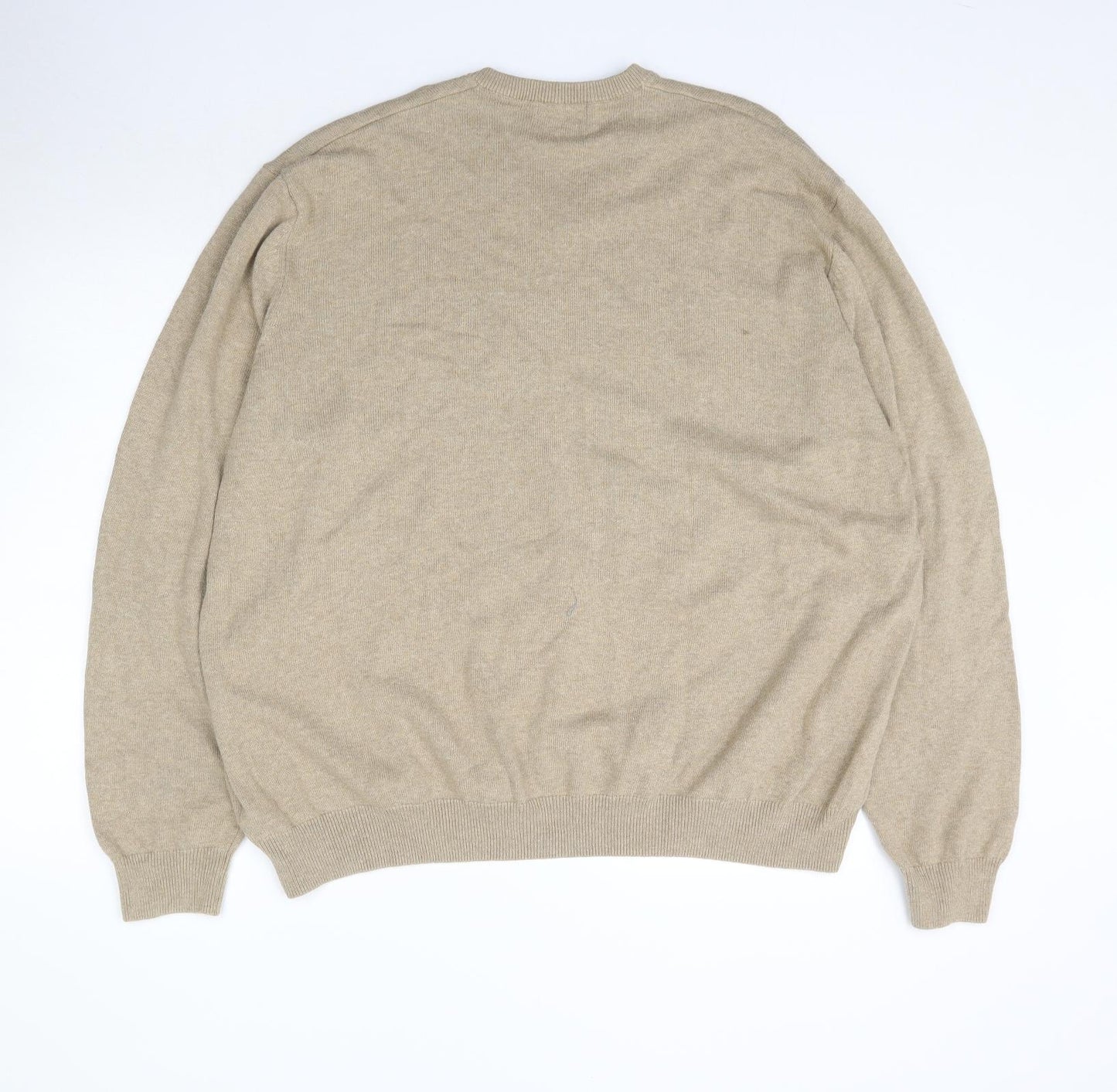 Marks and Spencer Womens Beige  Knit Pullover Jumper Size 4XL