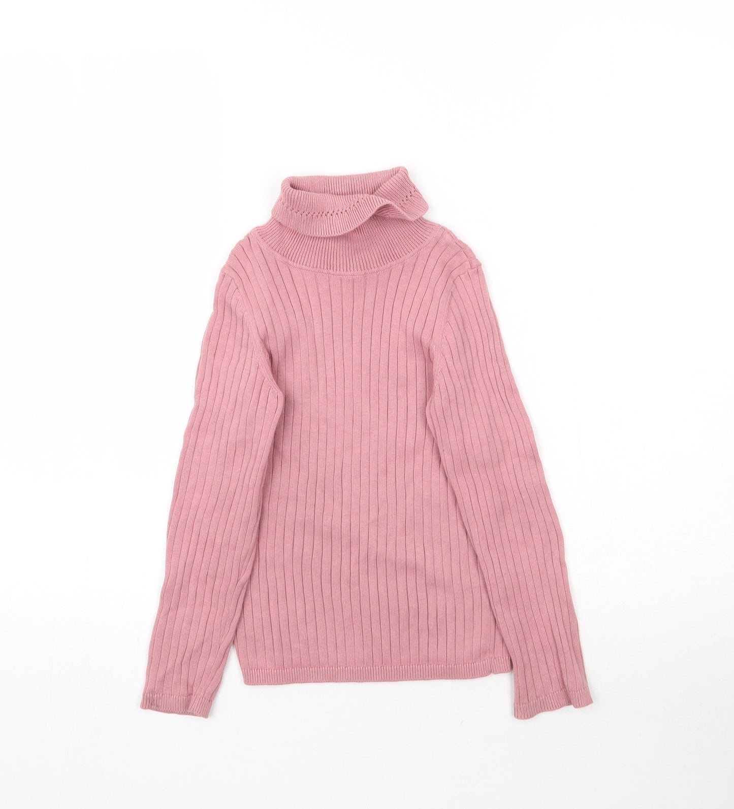 George Girls Pink  Knit Pullover Jumper Size 8-9 Years