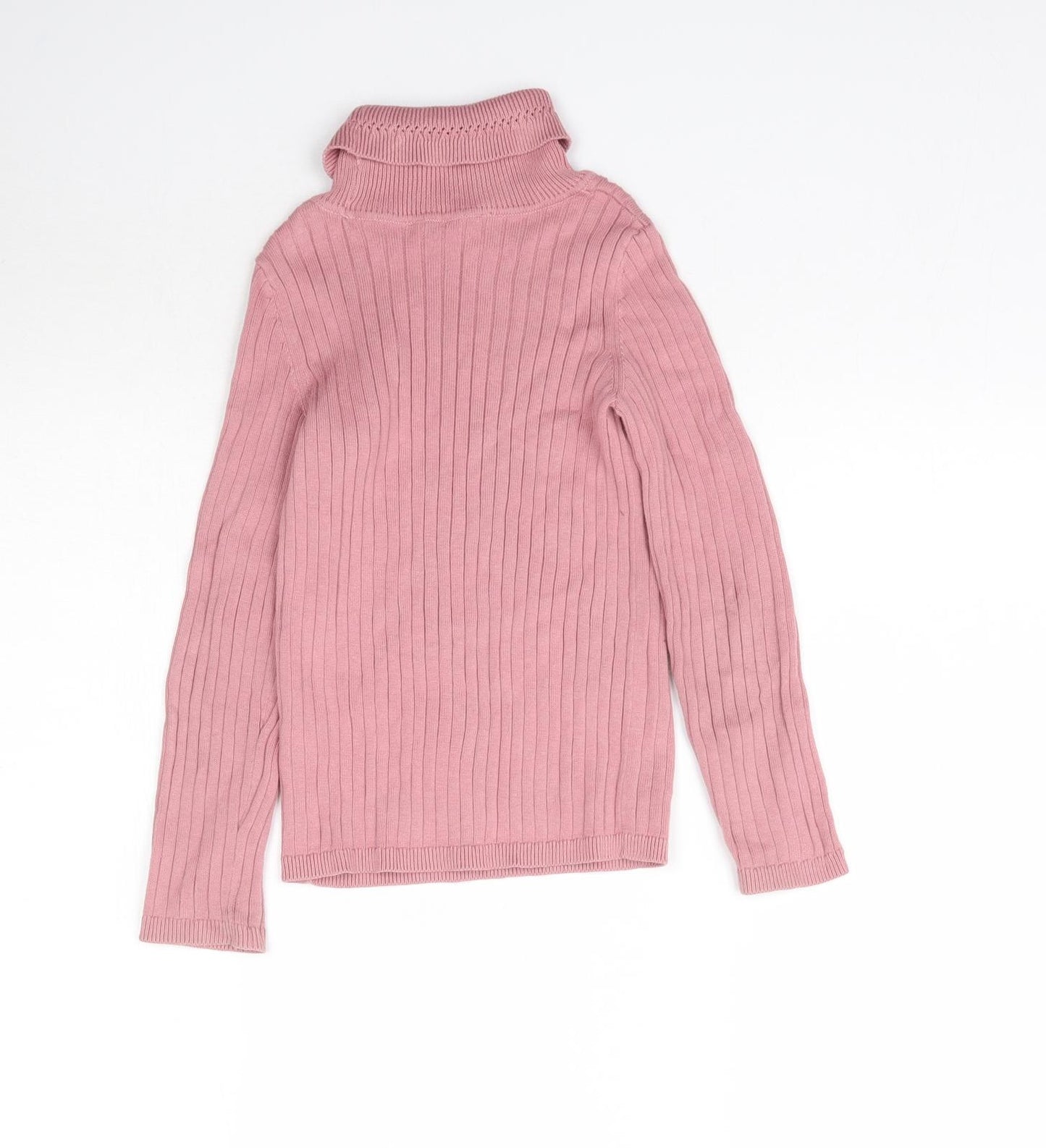 George Girls Pink  Knit Pullover Jumper Size 8-9 Years