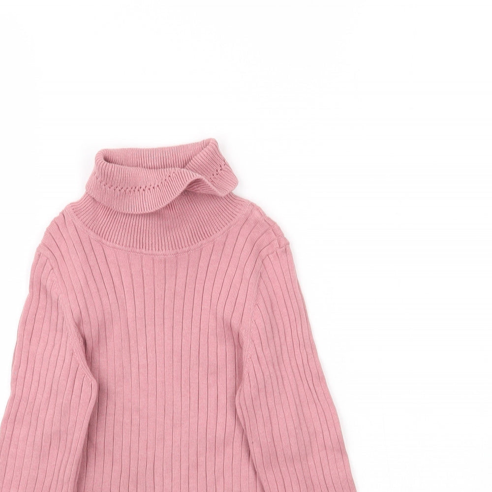 George Girls Pink  Knit Pullover Jumper Size 8-9 Years