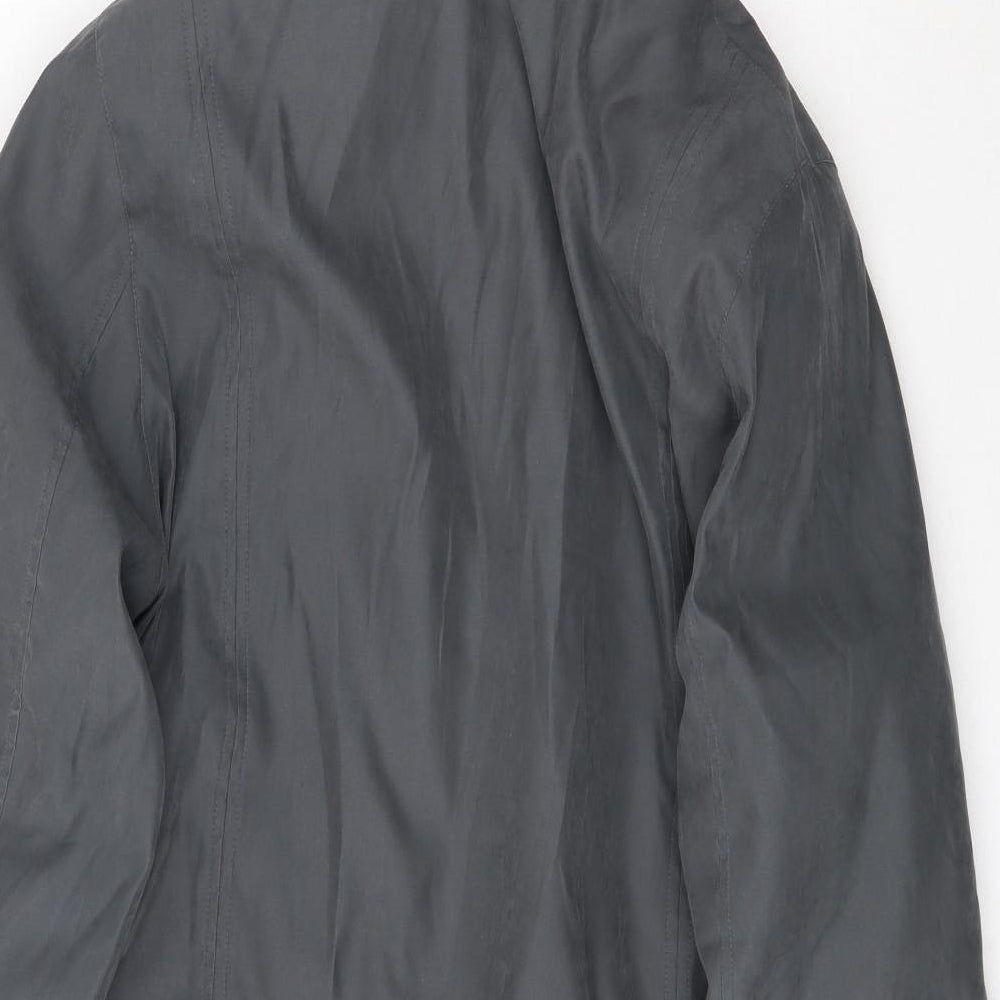 Klass Collection Womens Grey   Parka Coat Size 16