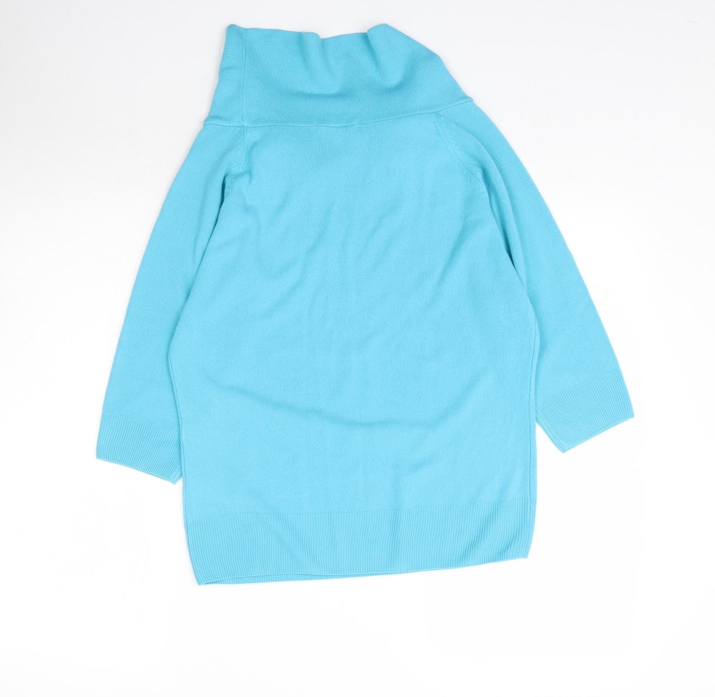Marks and Spencer Womens Blue  Knit Pullover Jumper Size 14