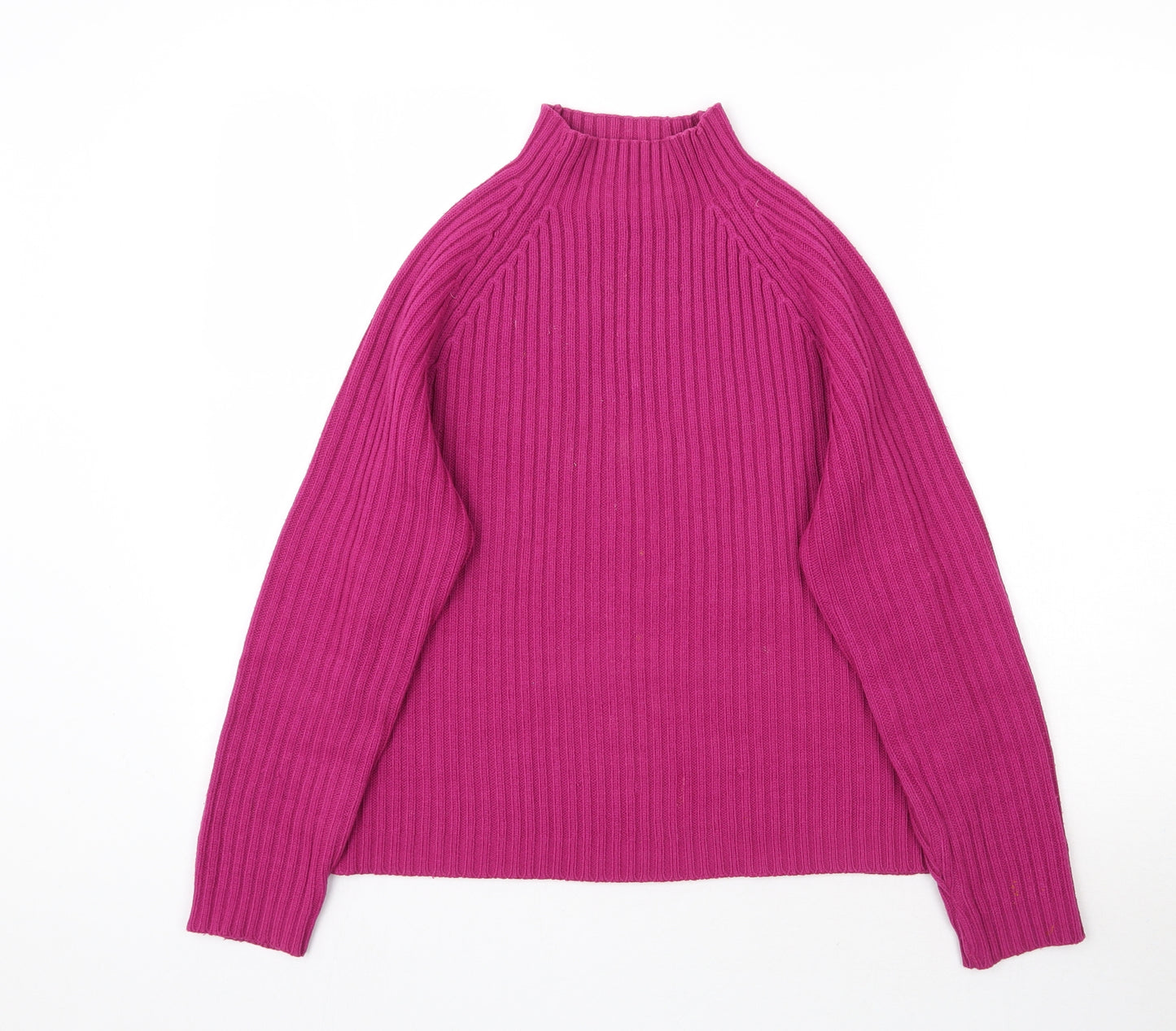 Bonmarché Womens Purple  Knit Pullover Jumper Size S