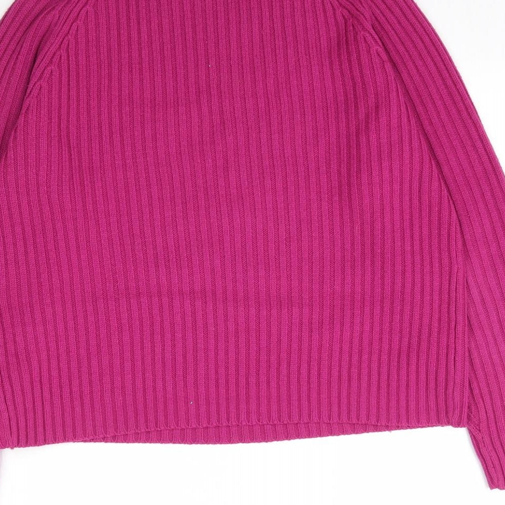 Bonmarché Womens Purple  Knit Pullover Jumper Size S