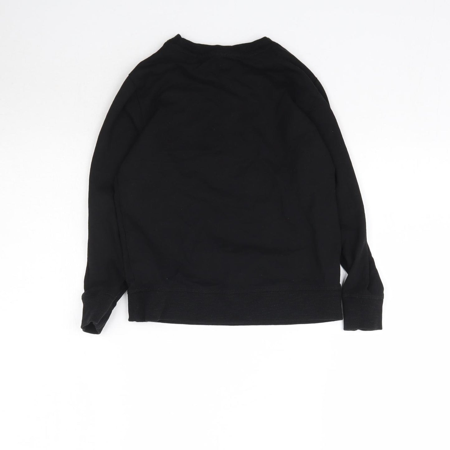 NEXT Girls Black   Pullover Sweatshirt Size 5-6 Years  - hero