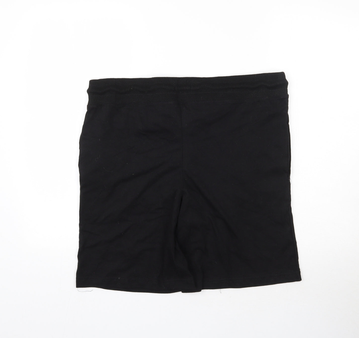 Yours Womens Black   Sweat Shorts Size 14