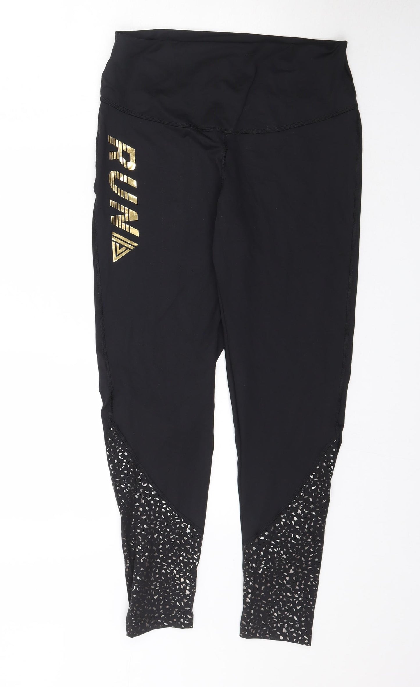 NEXT Womens Black   Compression Leggings Size 16 L28 in
