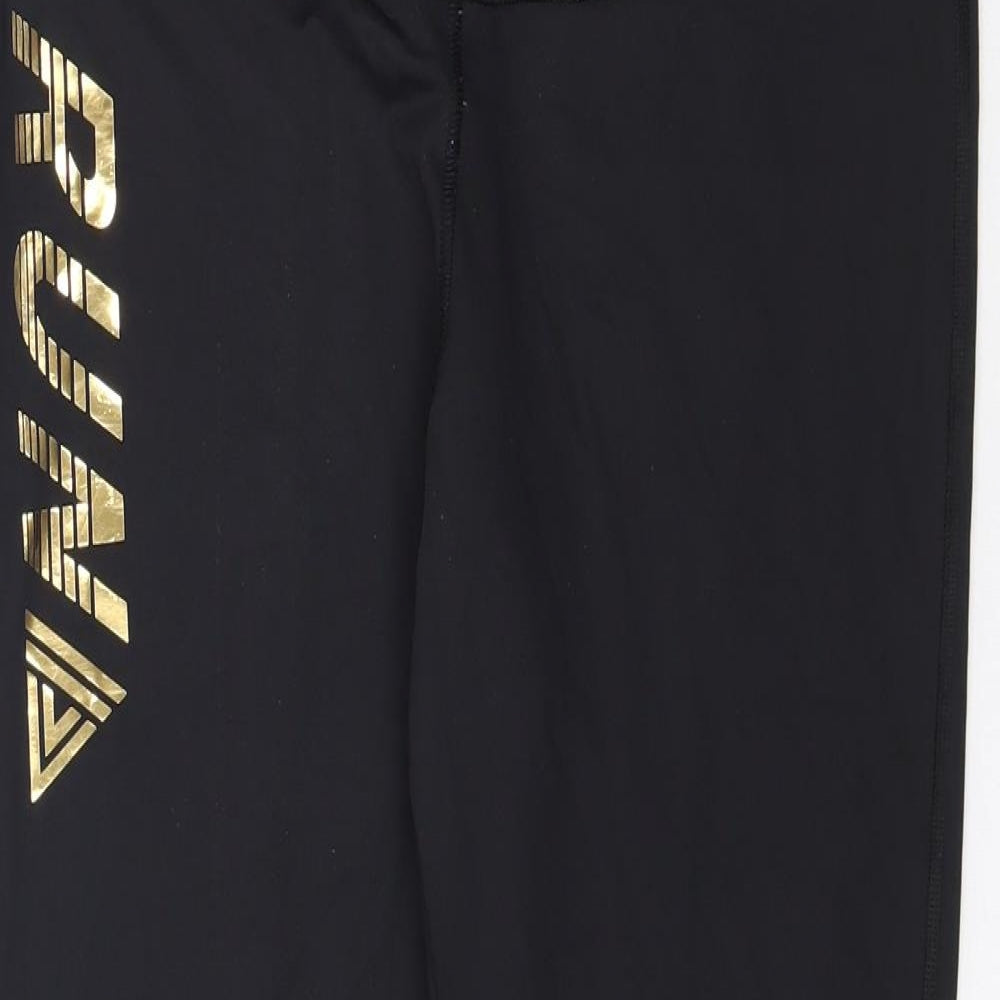 NEXT Womens Black   Compression Leggings Size 16 L28 in