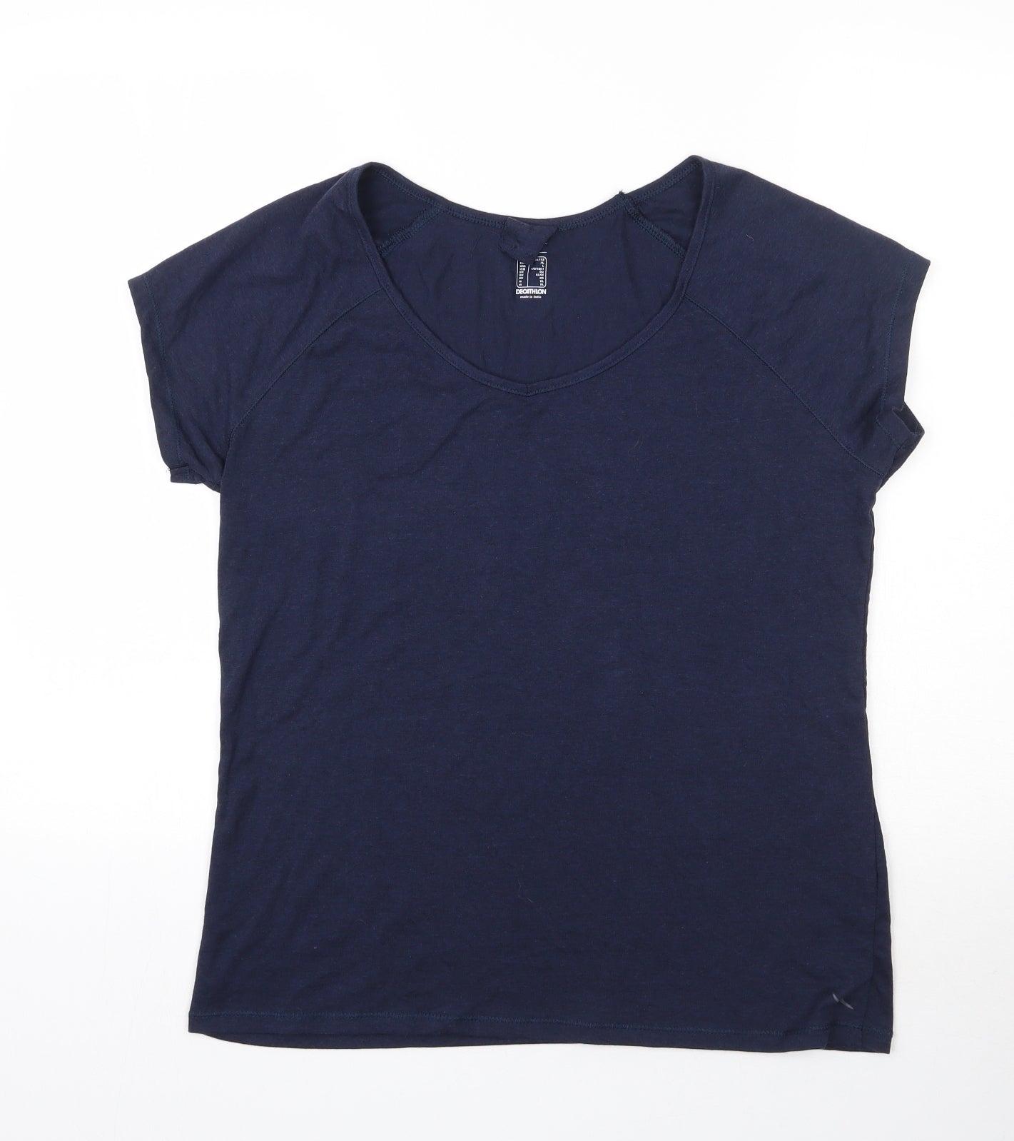 DECATHLON Womens Blue   Basic T-Shirt Size XL