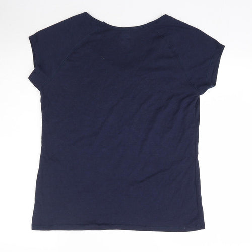 DECATHLON Womens Blue   Basic T-Shirt Size XL