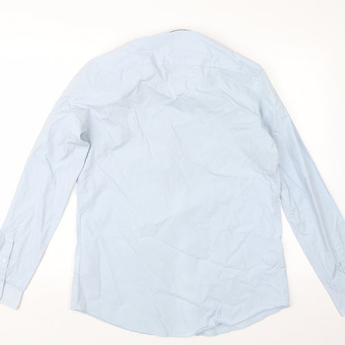 Topman Mens Blue    Button-Up Size M