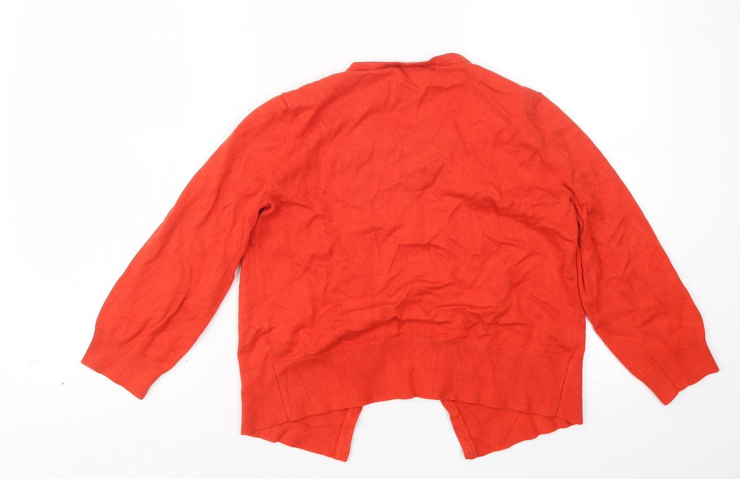 Debenhams Womens Orange   Cardigan Jumper Size 14