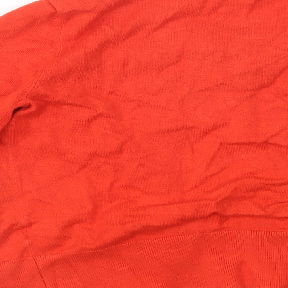 Debenhams Womens Orange   Cardigan Jumper Size 14