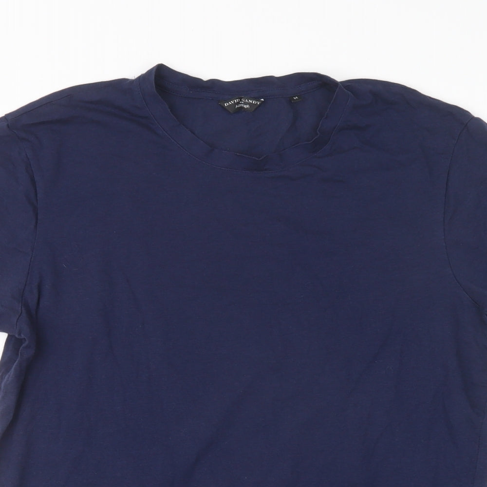 Autograph Mens Blue    T-Shirt Size M