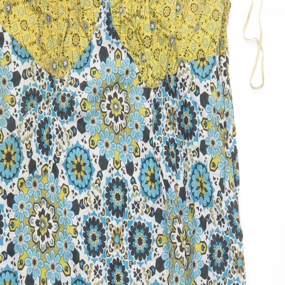 George Womens Blue Geometric  T-Shirt Dress  Size 24
