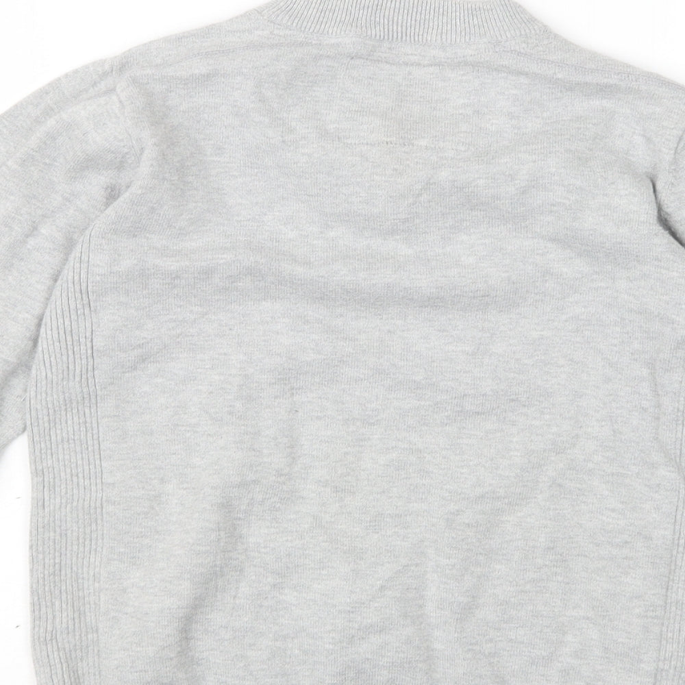 NEXT Boys Grey  Knit Pullover Jumper Size 10 Years