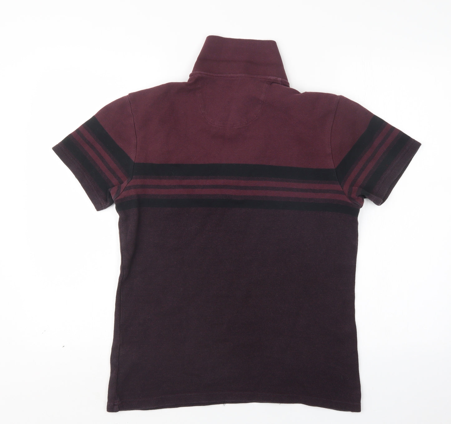 Marks and Spencer Mens Purple  Knit  Polo Size S