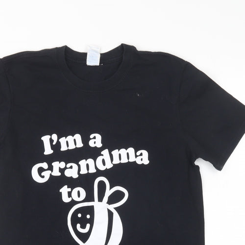 Gildan Womens Black   Basic T-Shirt Size M