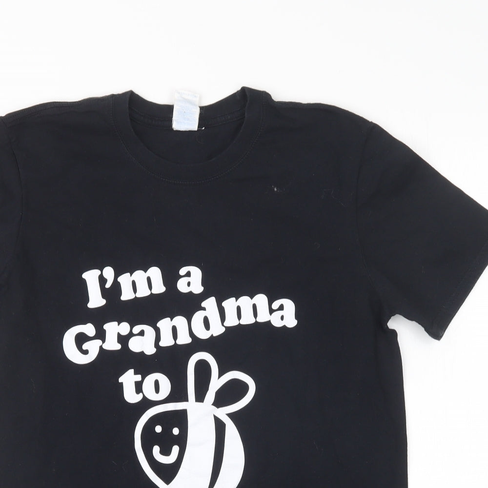 Gildan Womens Black   Basic T-Shirt Size M