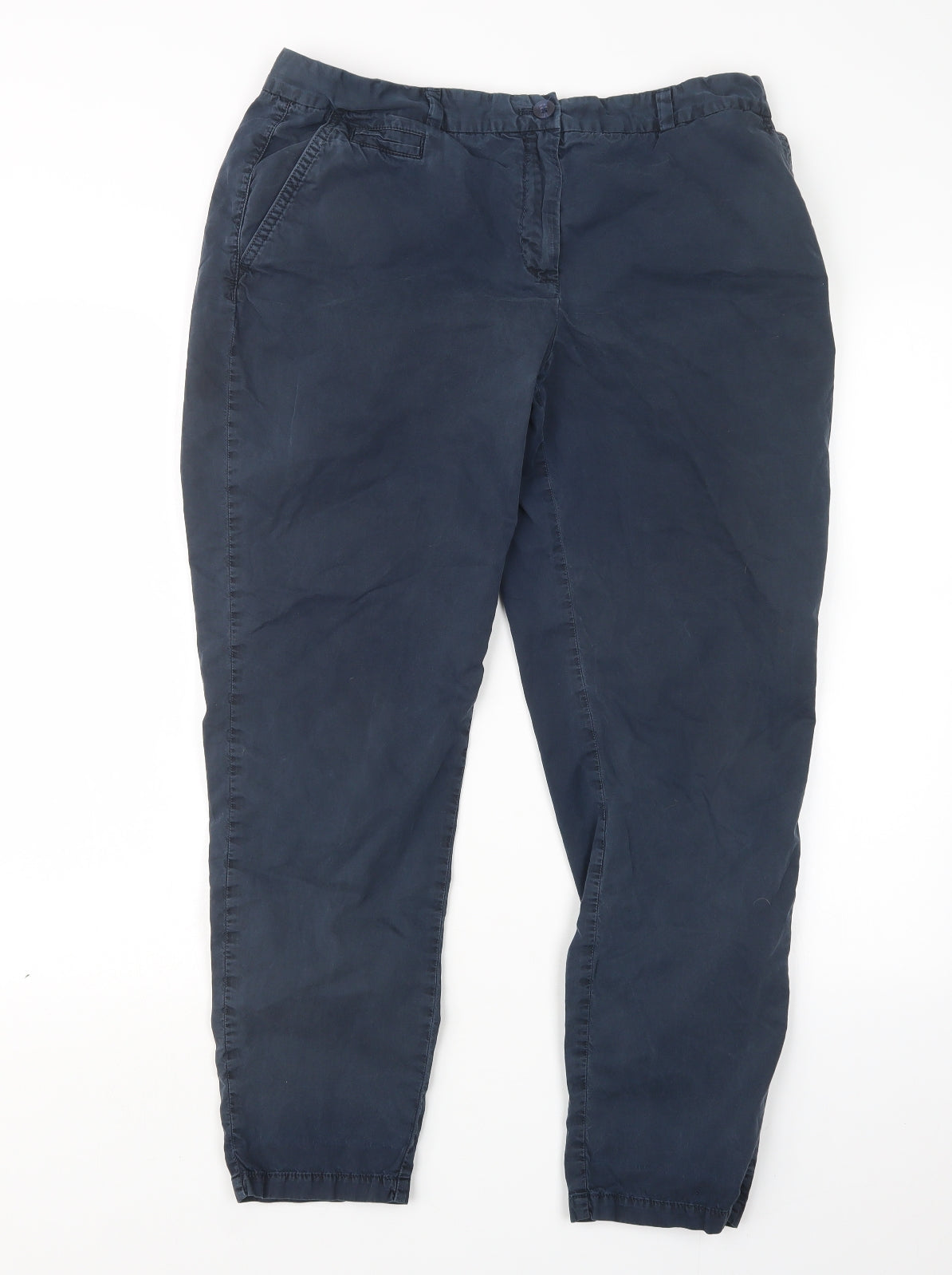 Marks and Spencer Womens Blue   Trousers  Size 14 L27 in