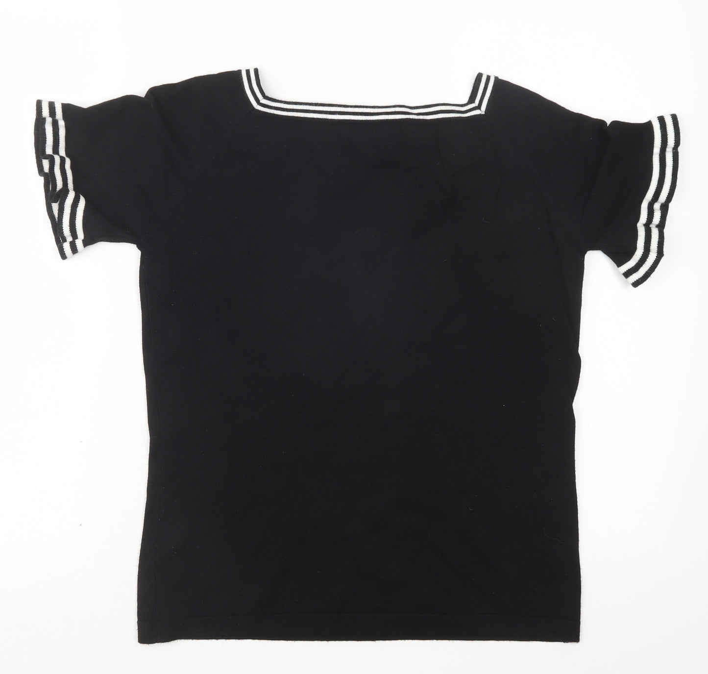 Simon Jeffrey Womens Black   Pullover Jumper Size S