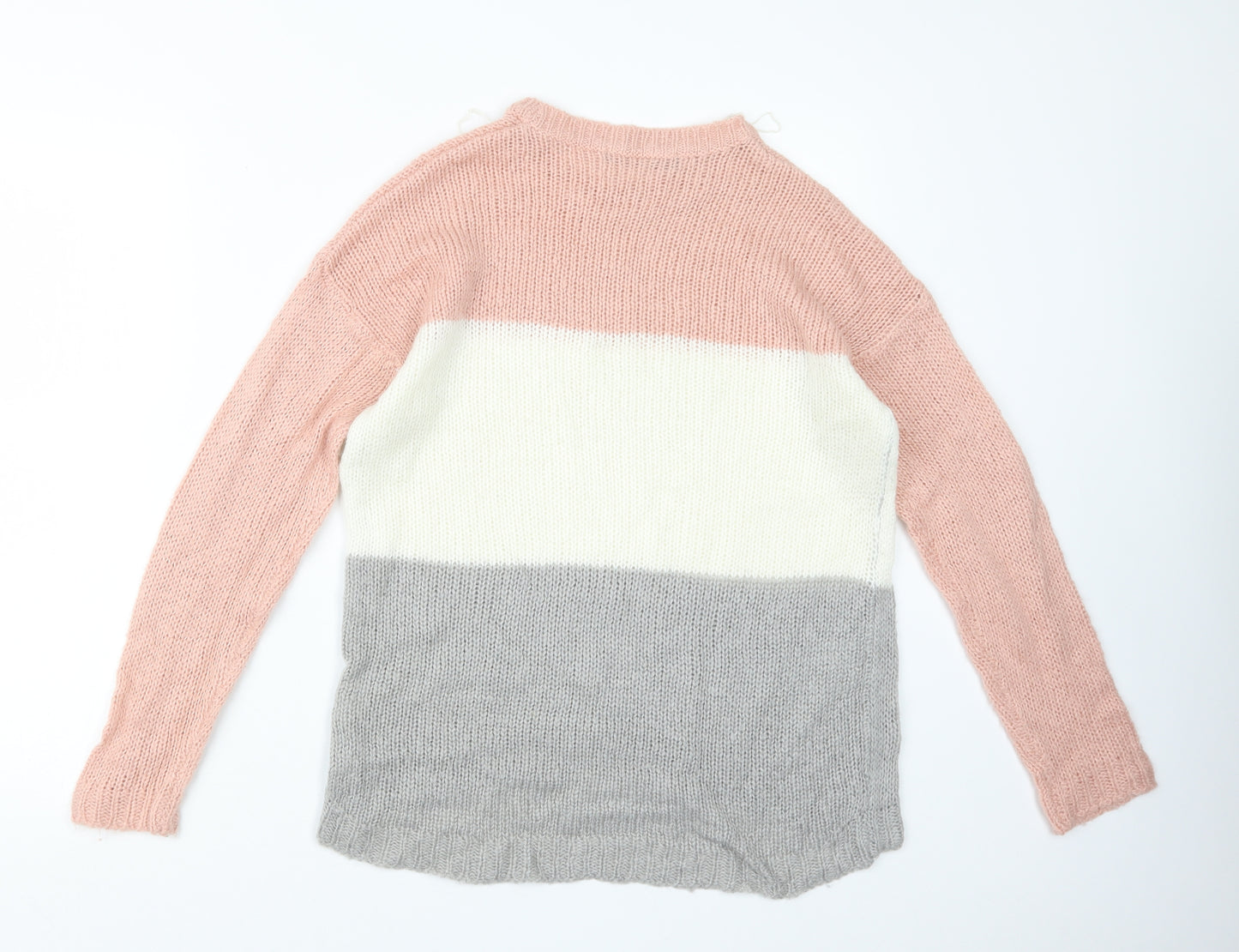 Select Womens Grey  Knit Pullover Jumper Size 10