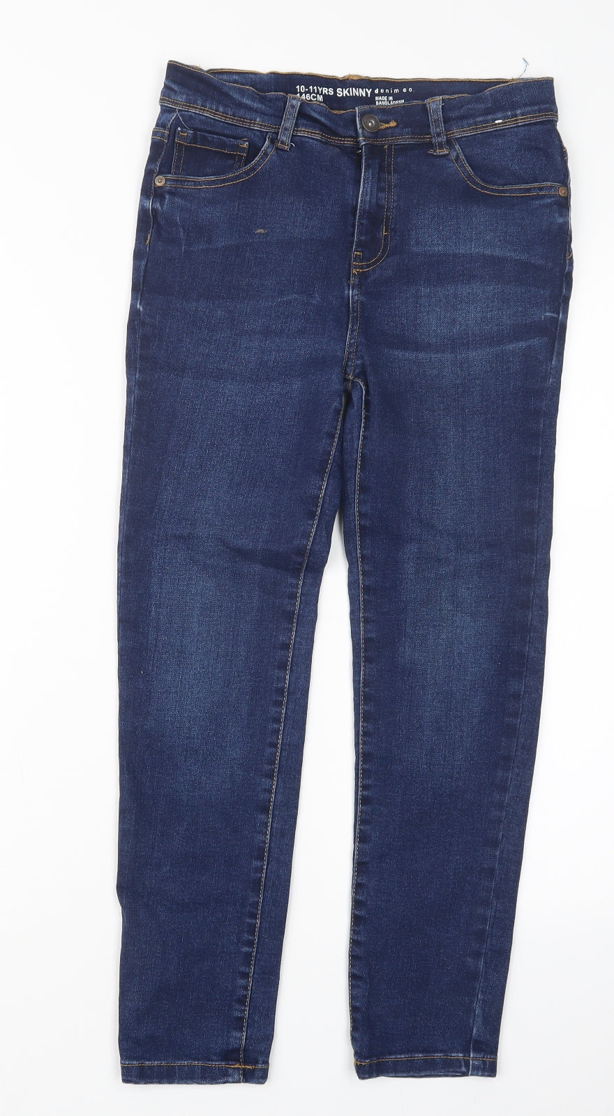 Denim Co. Boys Blue  Denim Skinny Jeans Size 10-11 Years