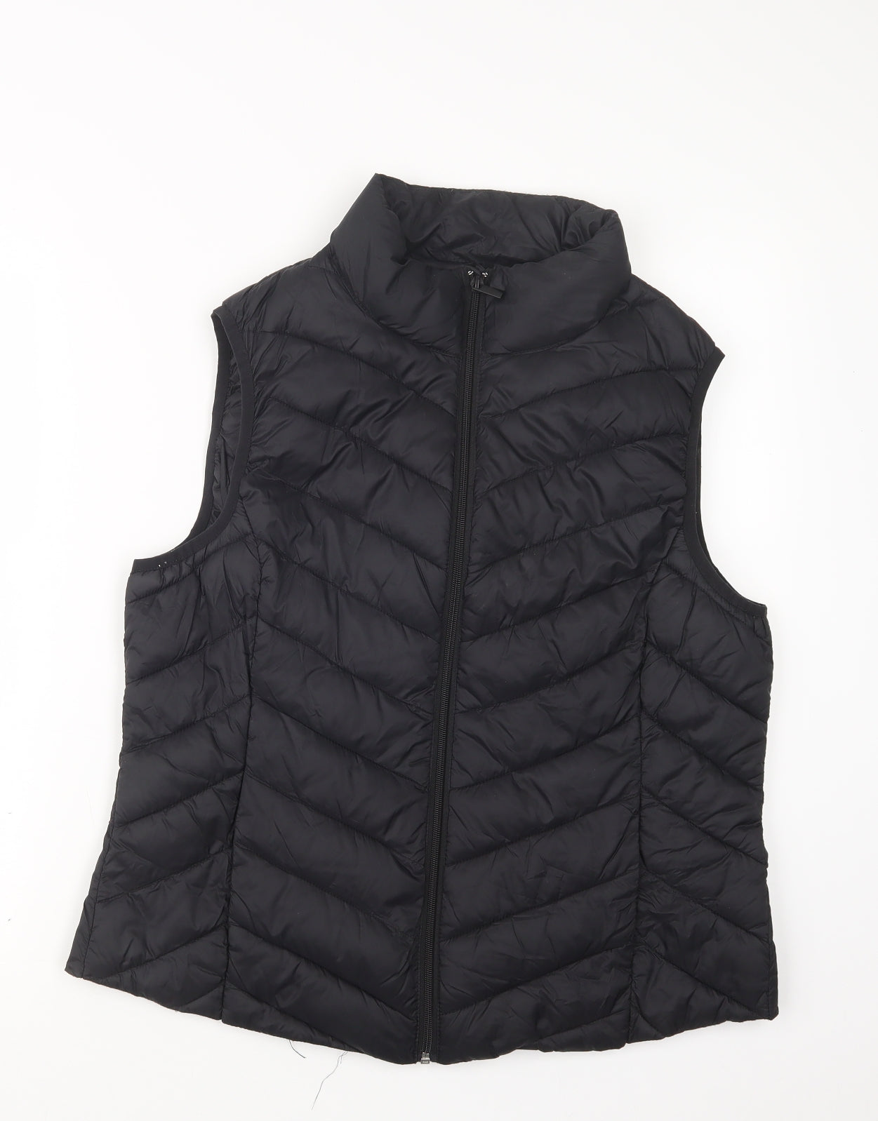 Primark Womens Black   Gilet Jacket Size 14