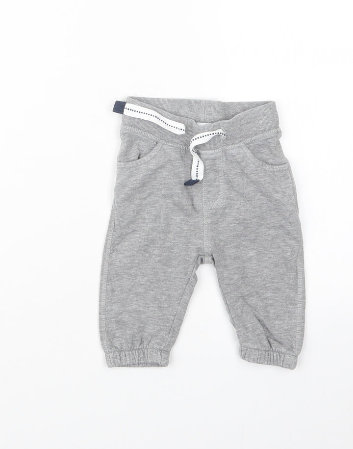 Marks and Spencer Boys Grey Capri Trousers Size 3-6 Months