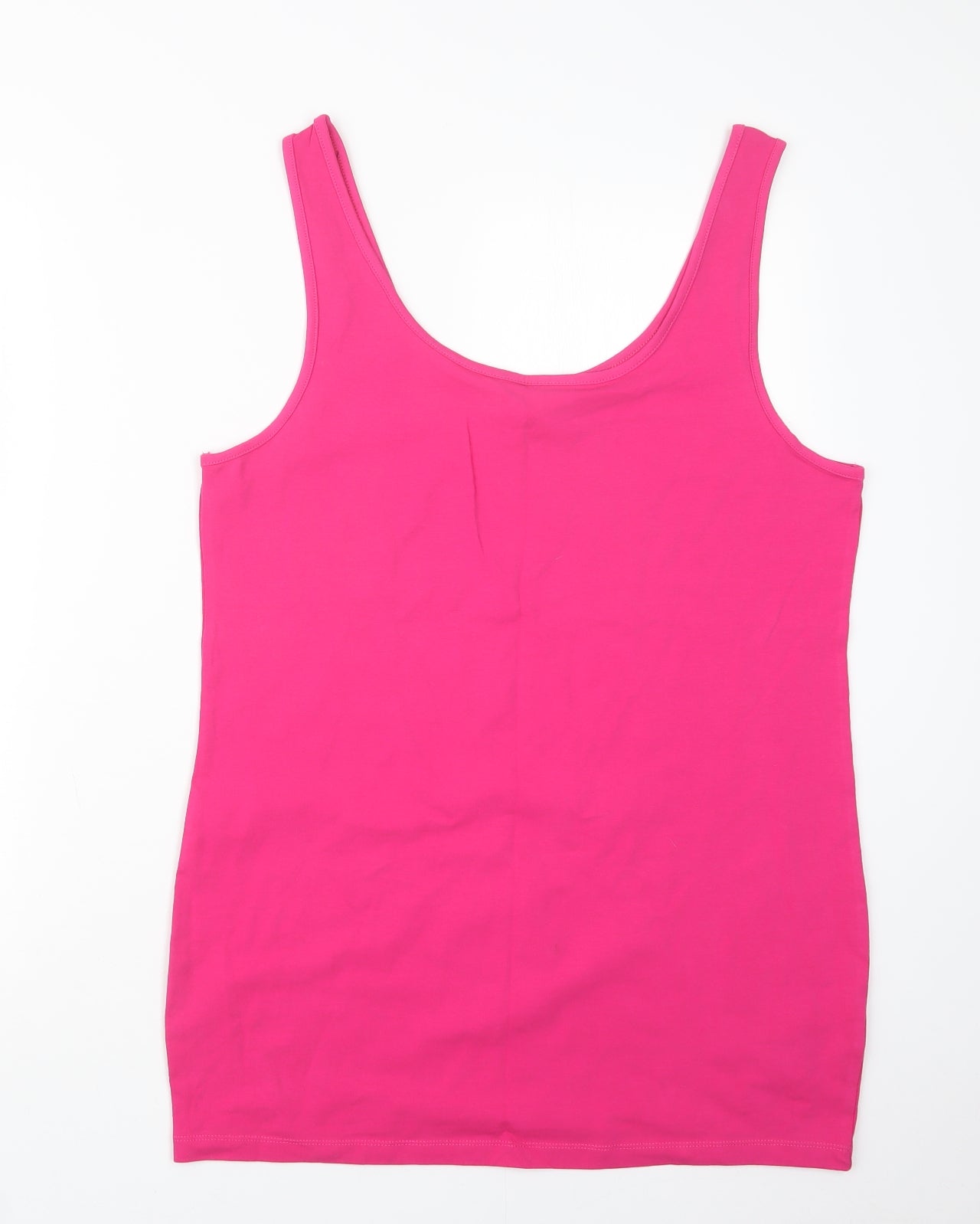 New Look Womens Pink   Basic Tank Size 18