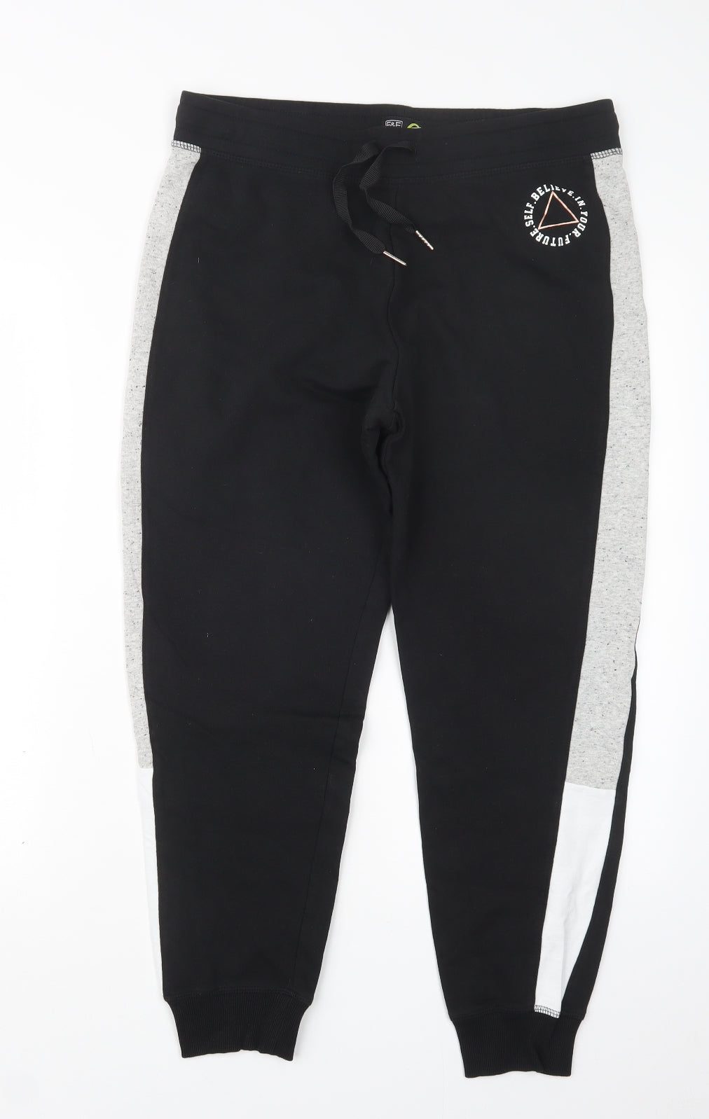 F&F Womens Black   Jogger Trousers Size M L24 in