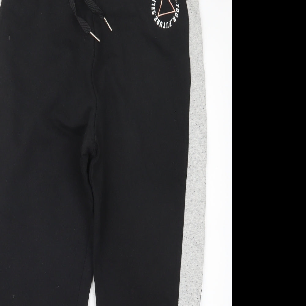 F&F Womens Black   Jogger Trousers Size M L24 in