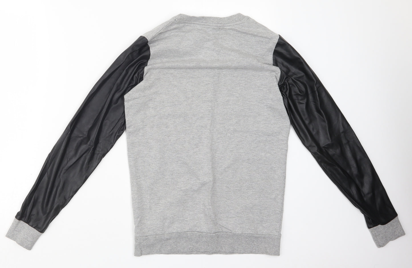 Brave Soul Mens Grey    T-Shirt Size S